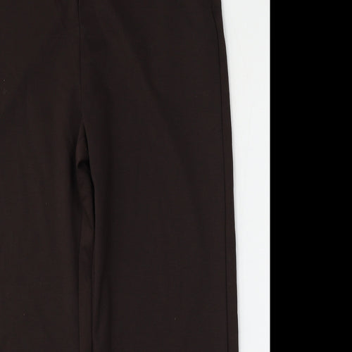 Emeliax Womens Brown  Polyester Trousers  Size 20 L30 in Regular