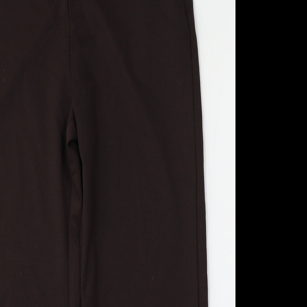 Emeliax Womens Brown  Polyester Trousers  Size 20 L30 in Regular