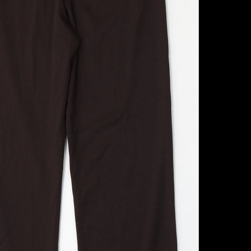 Emeliax Womens Brown  Polyester Trousers  Size 20 L30 in Regular