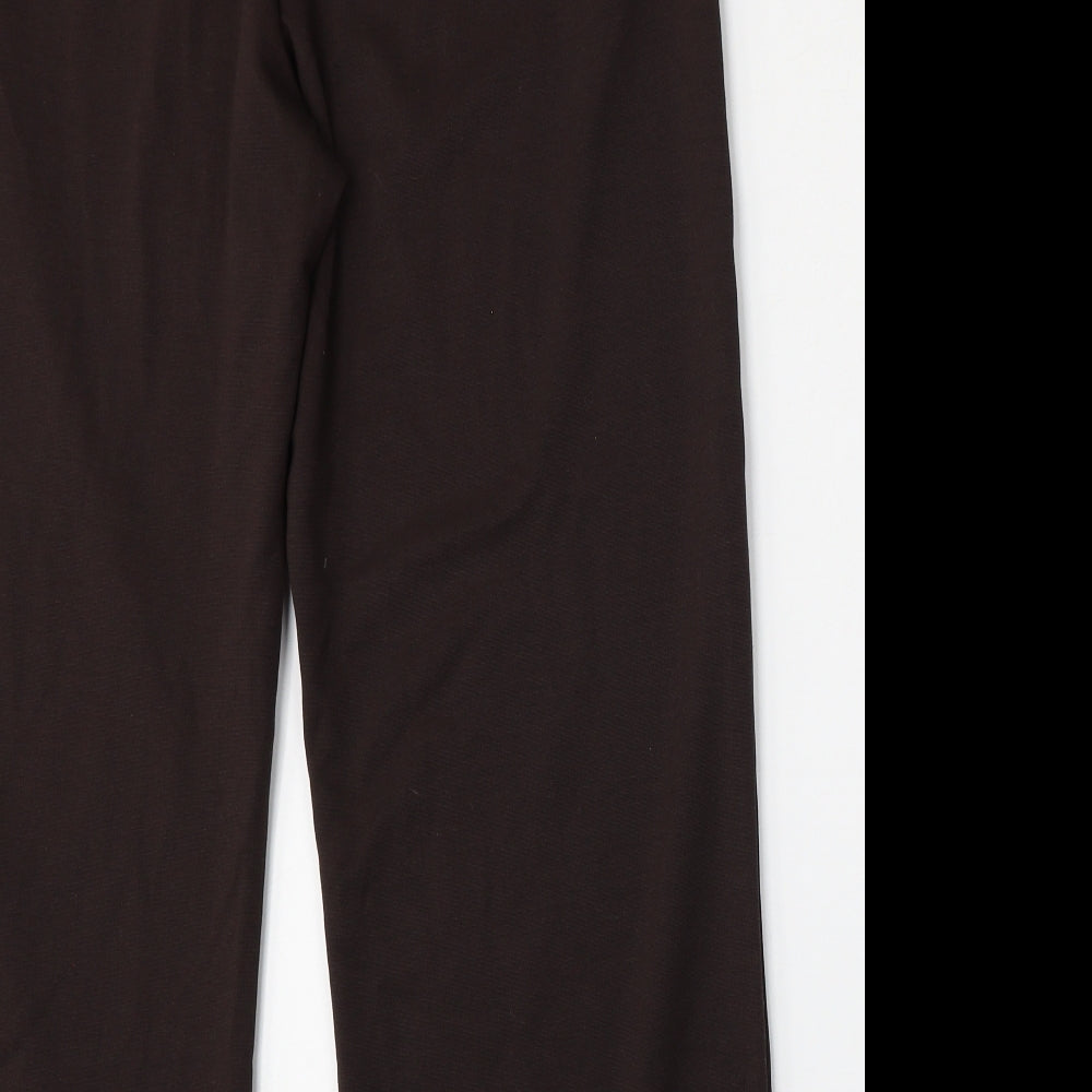 Emeliax Womens Brown  Polyester Trousers  Size 20 L30 in Regular