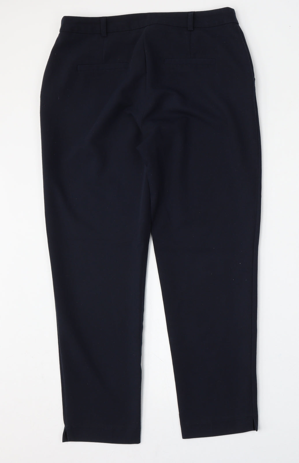 Dorothy Perkins Womens Blue  Polyester Trousers  Size 8 L28 in Regular Hook & Eye