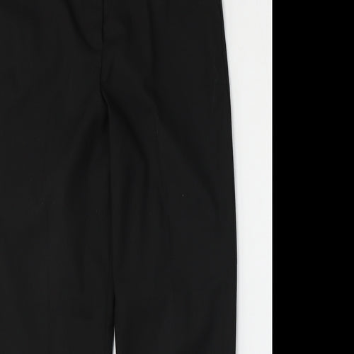 NEXT Womens Black  Polyester Trousers  Size 10 L28 in Regular Hook & Eye