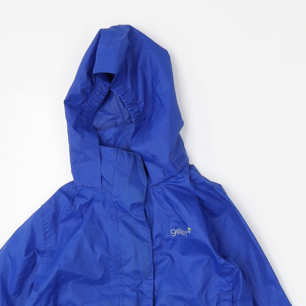 Gelert Boys Blue   Jacket  Size 3-4 Years  Hook & Eye