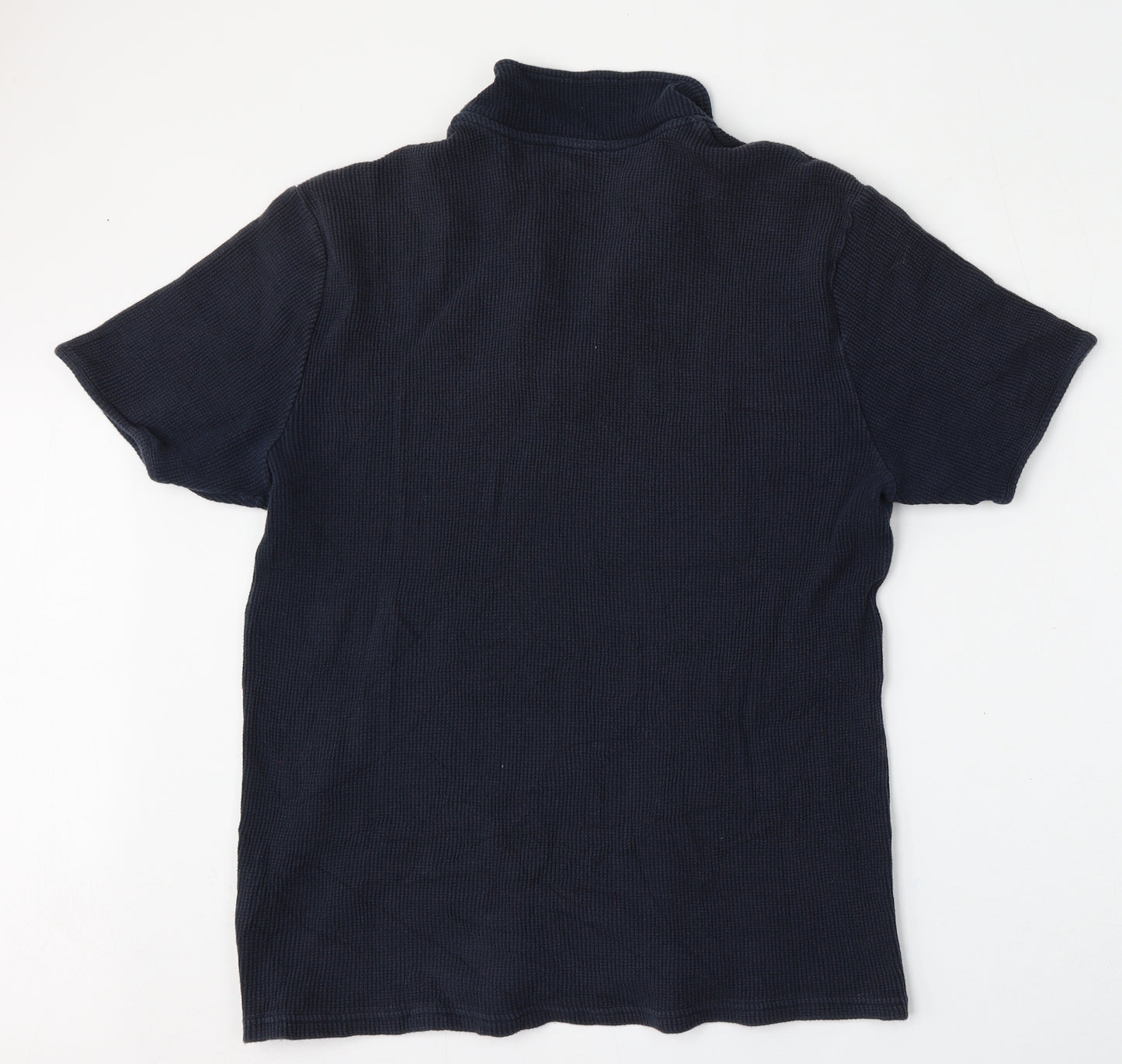 Reiss Mens Blue  Cotton  Polo Size 2XL Collared