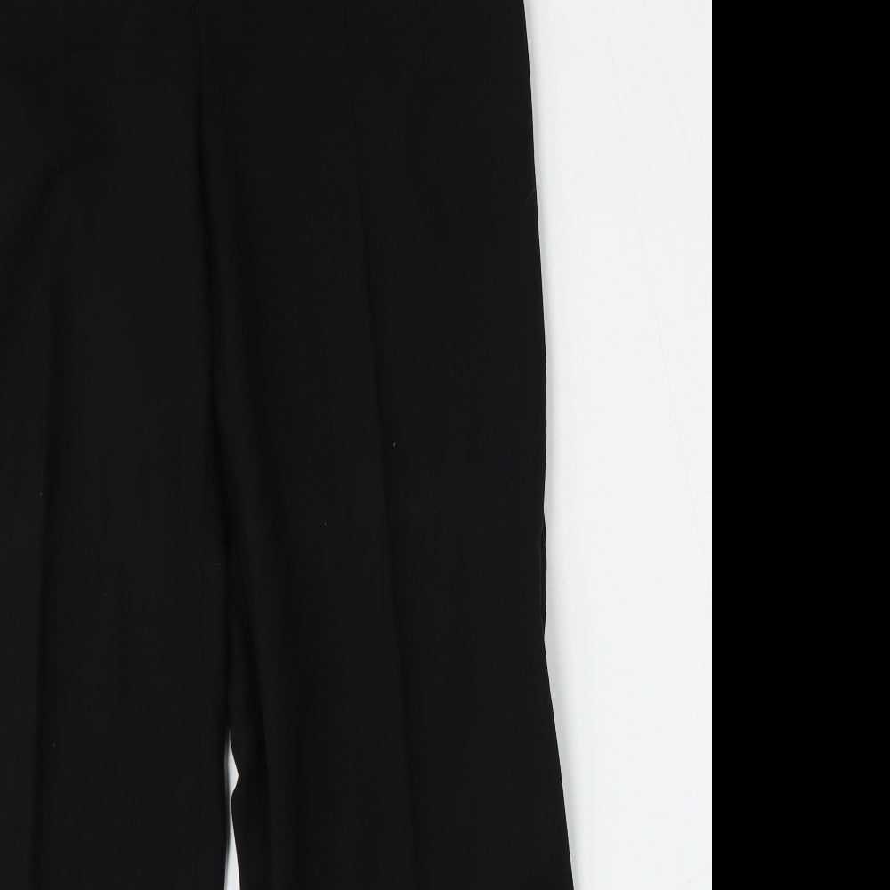 NEXT Womens Black  Polyester Trousers  Size 14 L30 in Regular