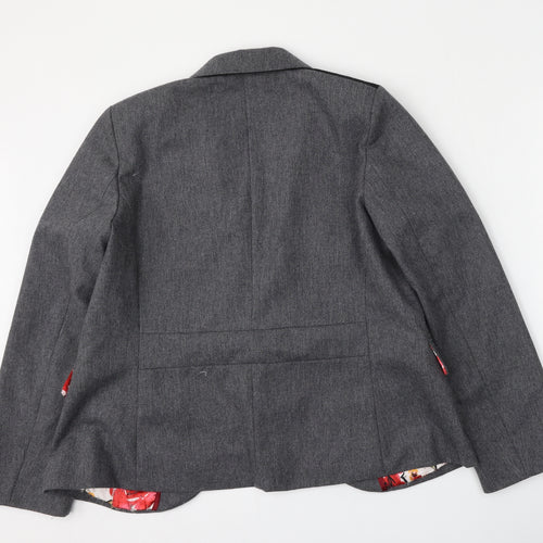 Laundry Industry Womens Grey  Wool Jacket Blazer Size M