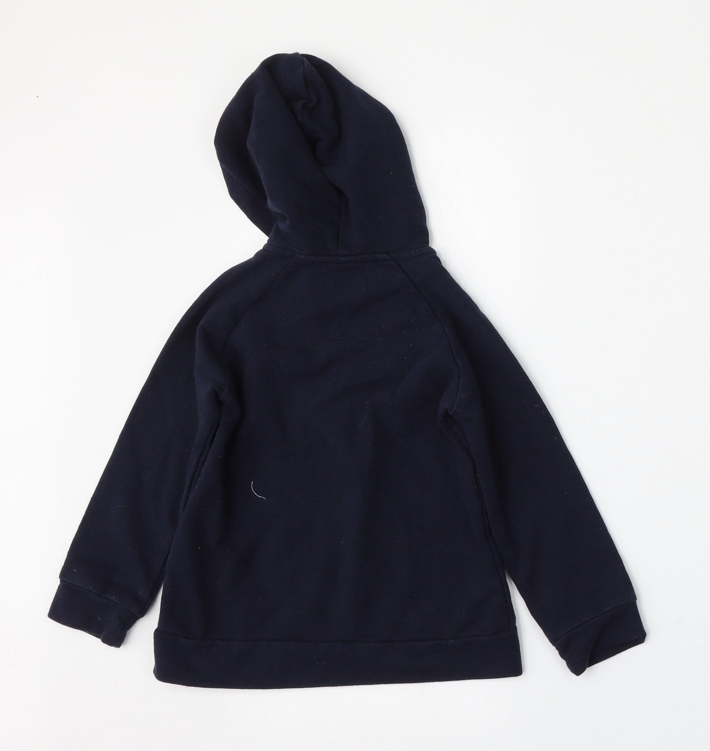 Mayoral Girls Blue  Cotton Full Zip Hoodie Size 4 Years  Zip