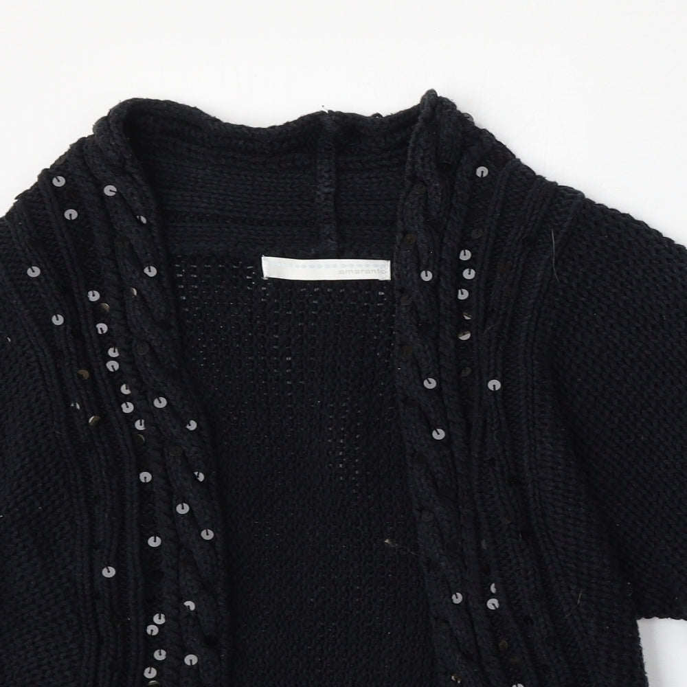 Matalan Womens Blue V-Neck  Cotton Cardigan Jumper Size 14