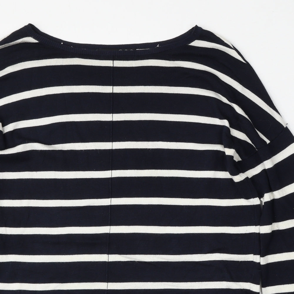 Atmosphere Womens Multicoloured Round Neck Striped Viscose Pullover Jumper Size 10