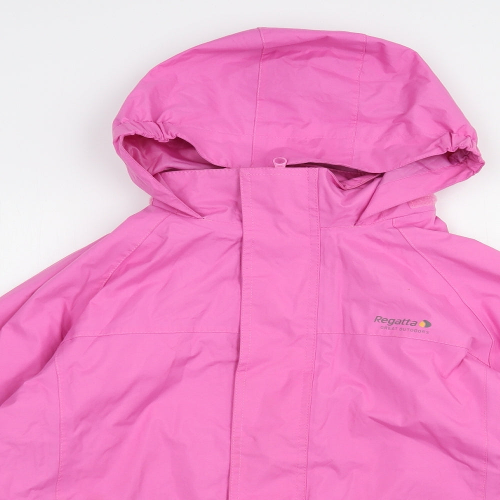 Regatta Womens Pink   Windbreaker Jacket Size 12  Zip