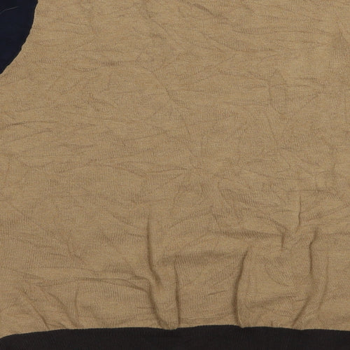 Nrxt Womens Beige Boat Neck  Cotton Pullover Jumper Size 14