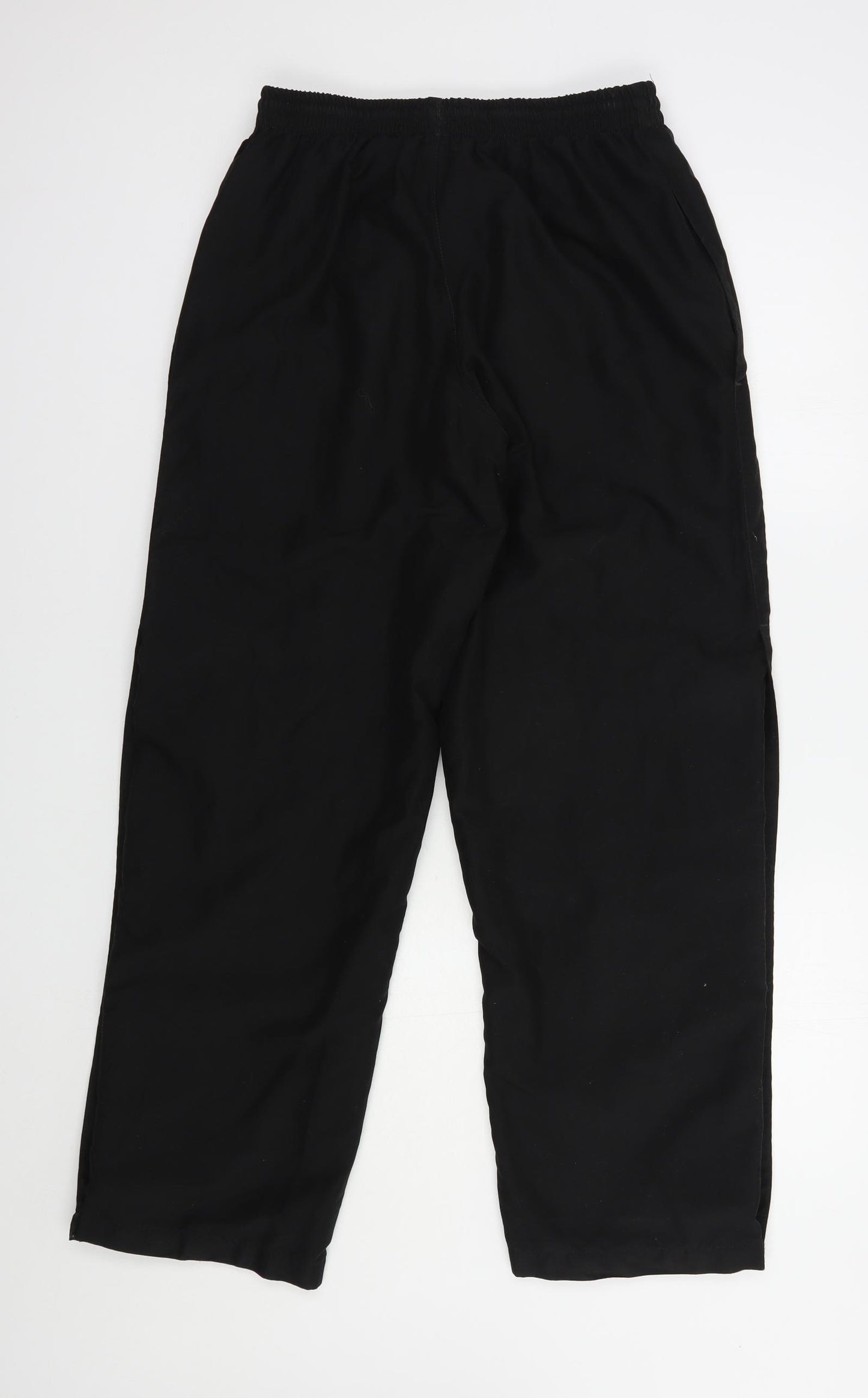 Kukri Mens Black  Polyester Jogger Trousers Size S L29 in Regular