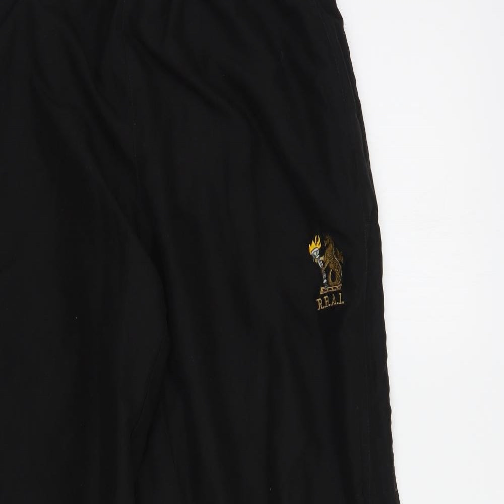 Kukri Mens Black  Polyester Jogger Trousers Size S L29 in Regular
