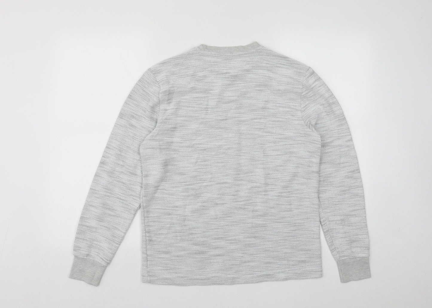 Primark Mens Grey  Cotton Pullover Sweatshirt Size S