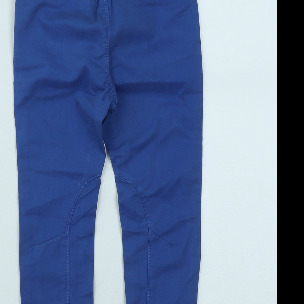 NEXT Boys Blue  Cotton Dress Pants Trousers Size 2-3 Years  Regular Button