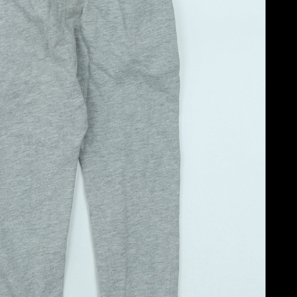NEXT Boys Grey  Cotton Jogger Trousers Size 2-3 Years  Regular Drawstring