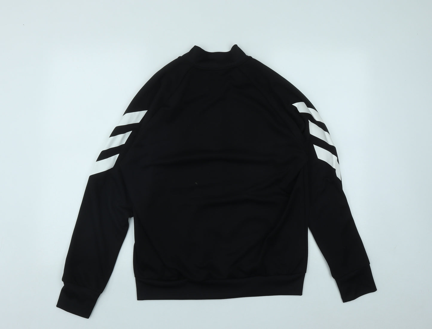adidas Boys Black   Jacket  Size 13-14 Years  Zip