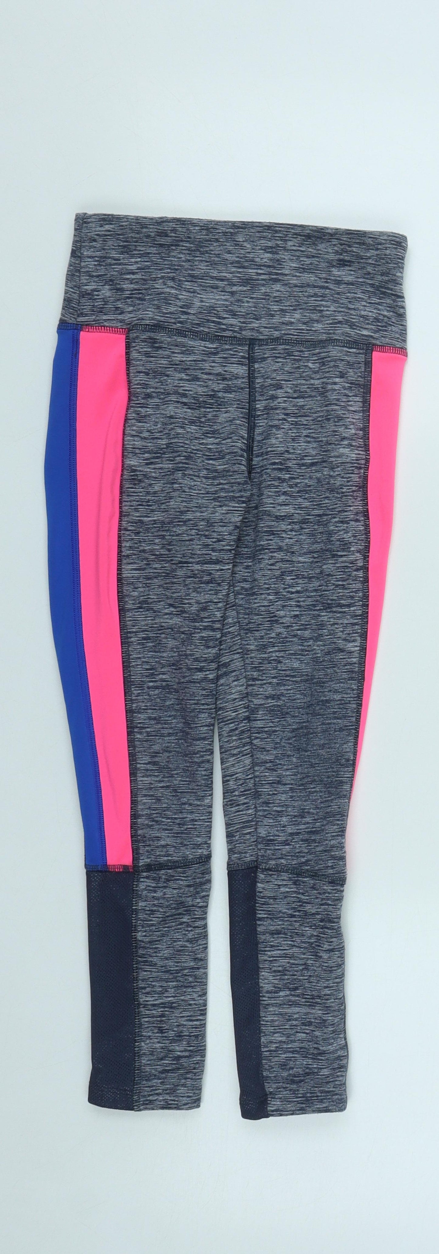 NEXT Girls Multicoloured  Polyester Cropped Trousers Size 7 Years  Regular