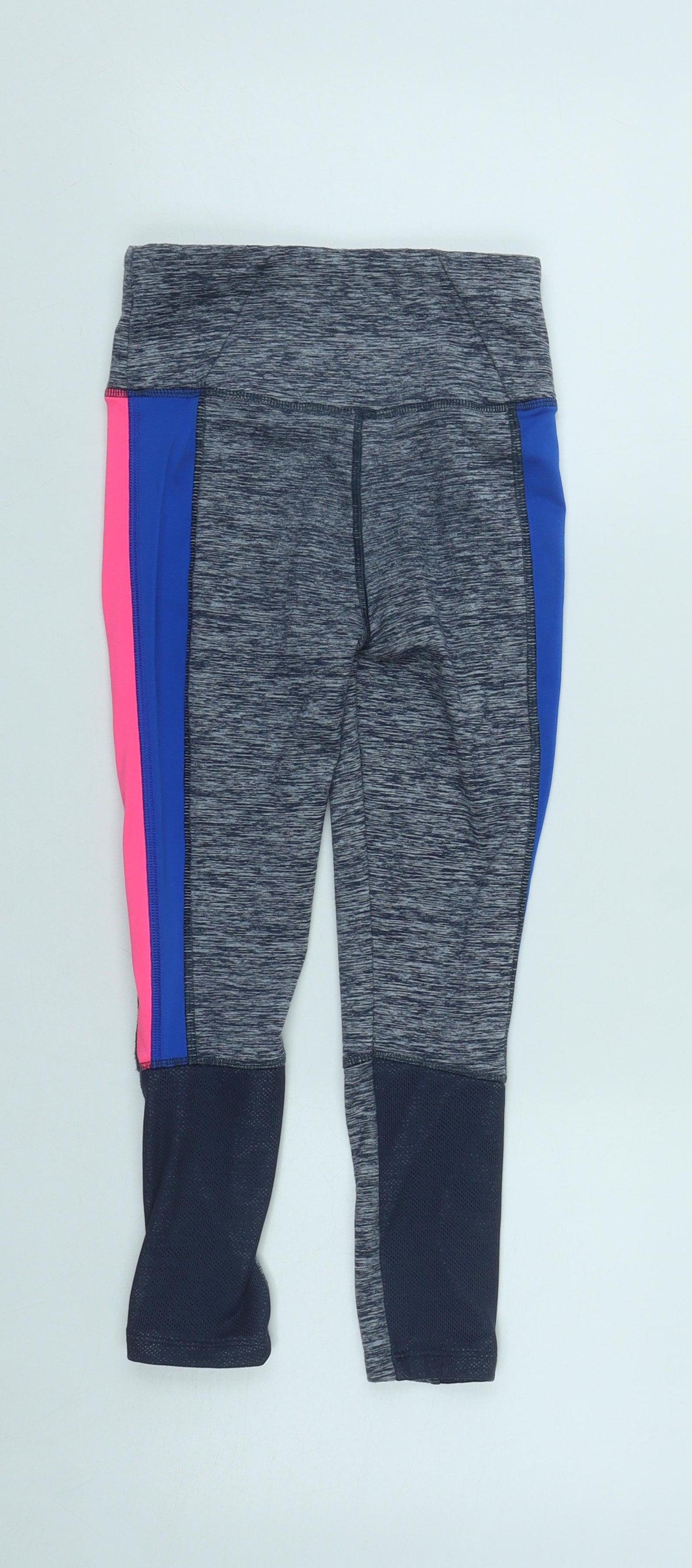 NEXT Girls Multicoloured  Polyester Cropped Trousers Size 7 Years  Regular