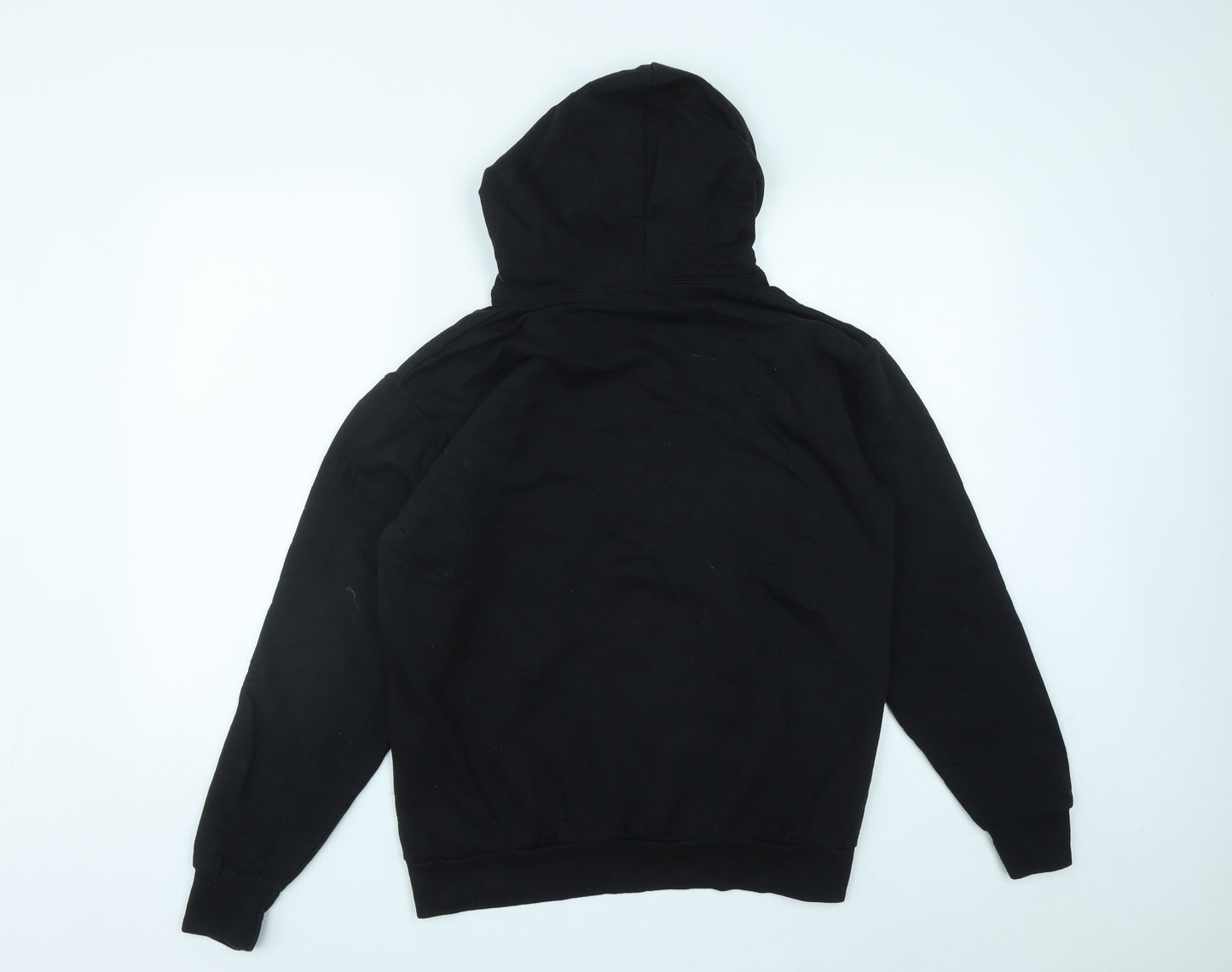 Stars & Stiripes Mens Black  Cotton Pullover Hoodie Size M