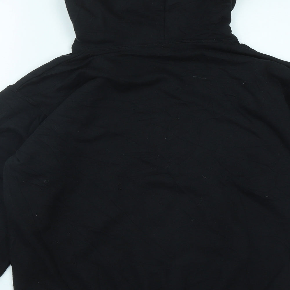 Stars & Stiripes Mens Black  Cotton Pullover Hoodie Size M