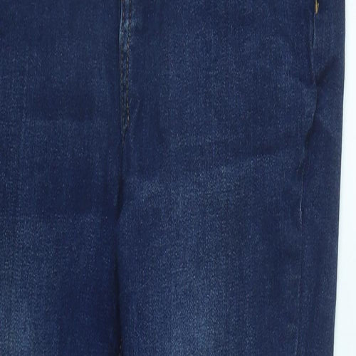 Denim & Co. Girls Blue  Cotton Skinny Jeans Size 11-12 Years  Regular