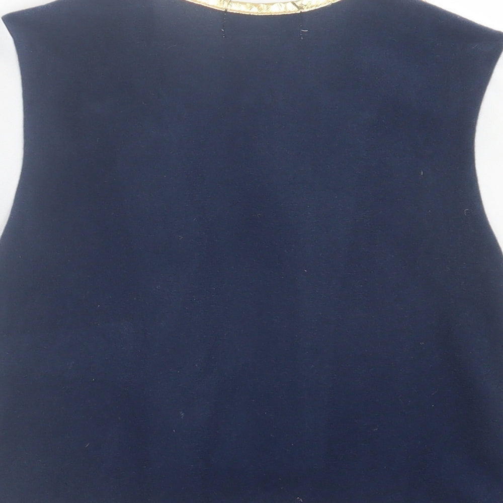 Disney Boys Multicoloured  Polyester Basic T-Shirt Size 5-6 Years Square Neck Pullover - Pirate Top