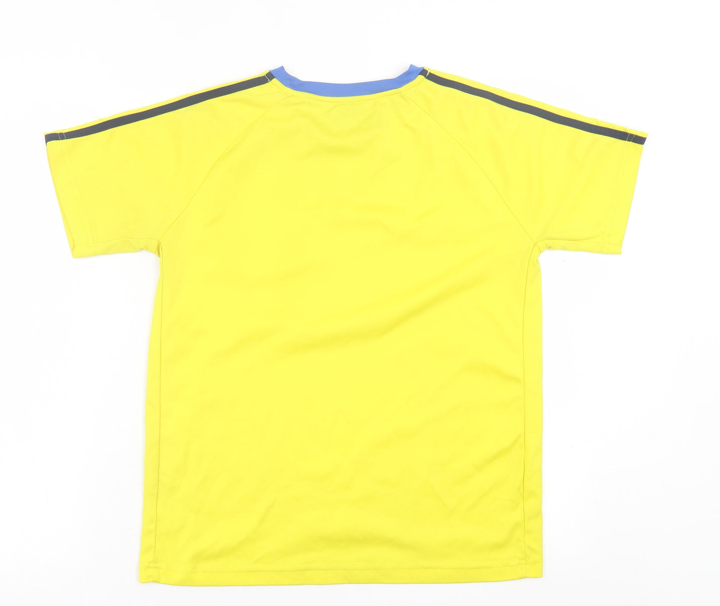 ONeills Boys Yellow  Polyester Basic T-Shirt Size 13 Years Crew Neck Pullover