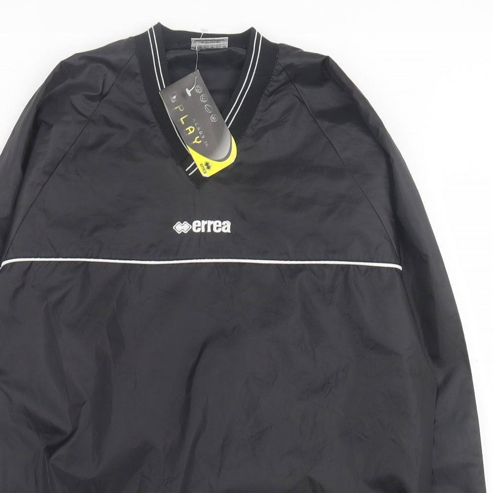 ERREA Mens Black  Polyester Pullover Sweatshirt Size M