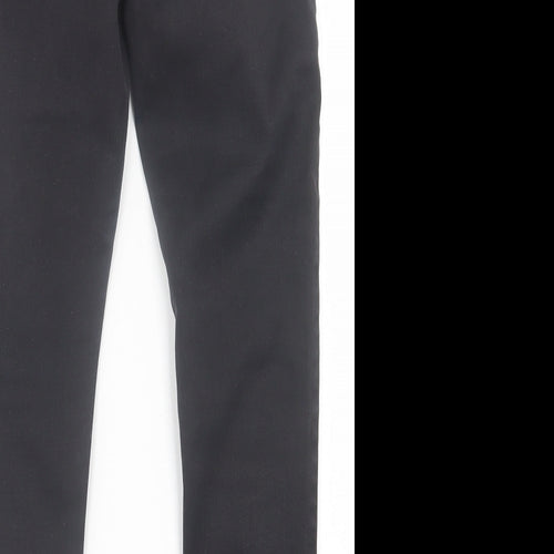 Dorothy Perkins Womens Black  Cotton Skinny Jeans Size 8 L26 in Regular Button