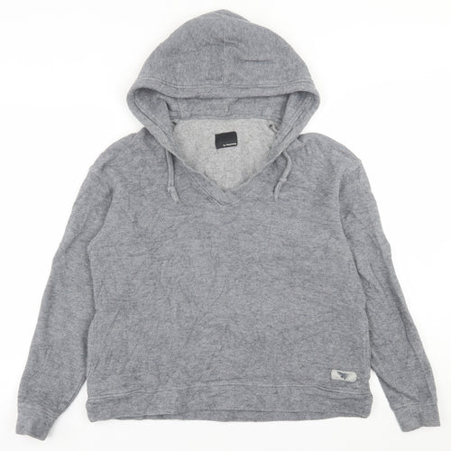 INSOMNIA Womens Grey  Cotton Pullover Hoodie Size M  Pullover