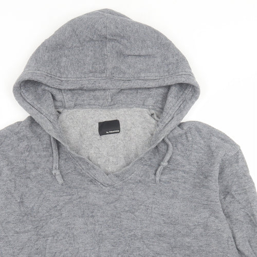 INSOMNIA Womens Grey  Cotton Pullover Hoodie Size M  Pullover