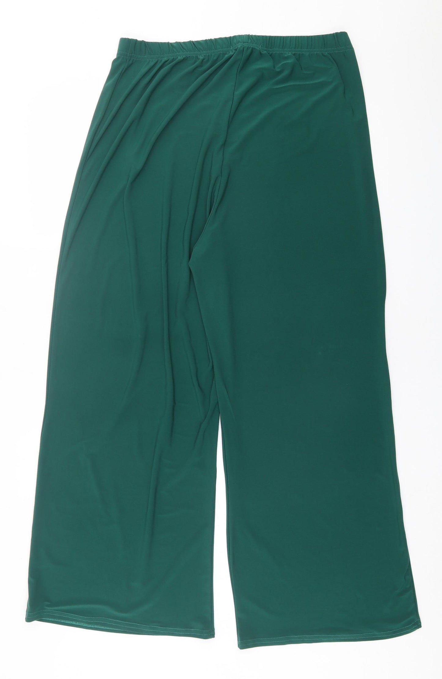 Nicole Collection Womens Green Paisley Polyester Trousers  Size L L27 in Regular