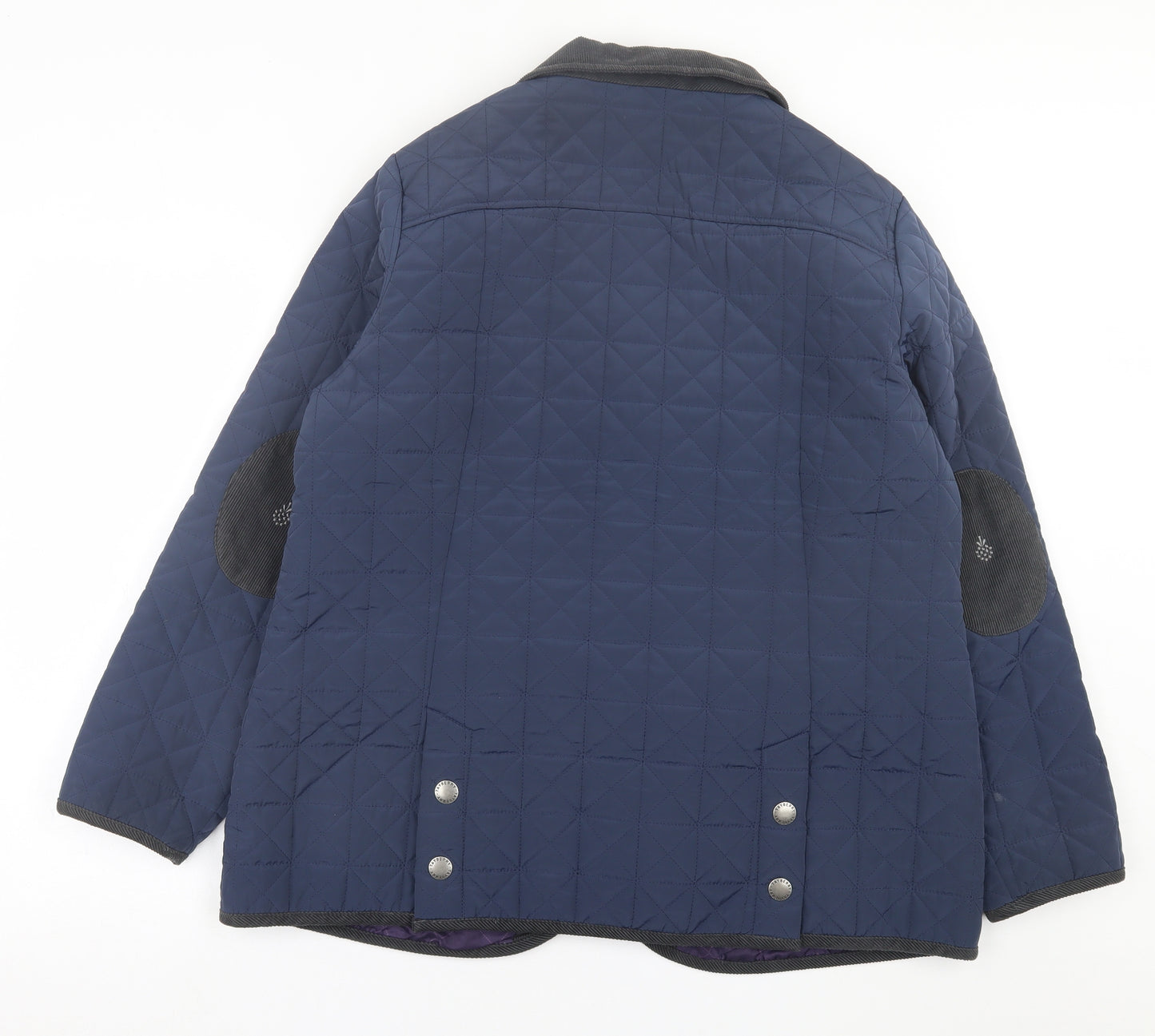 tayberry Womens Blue   Quilted Jacket Size XL  Button