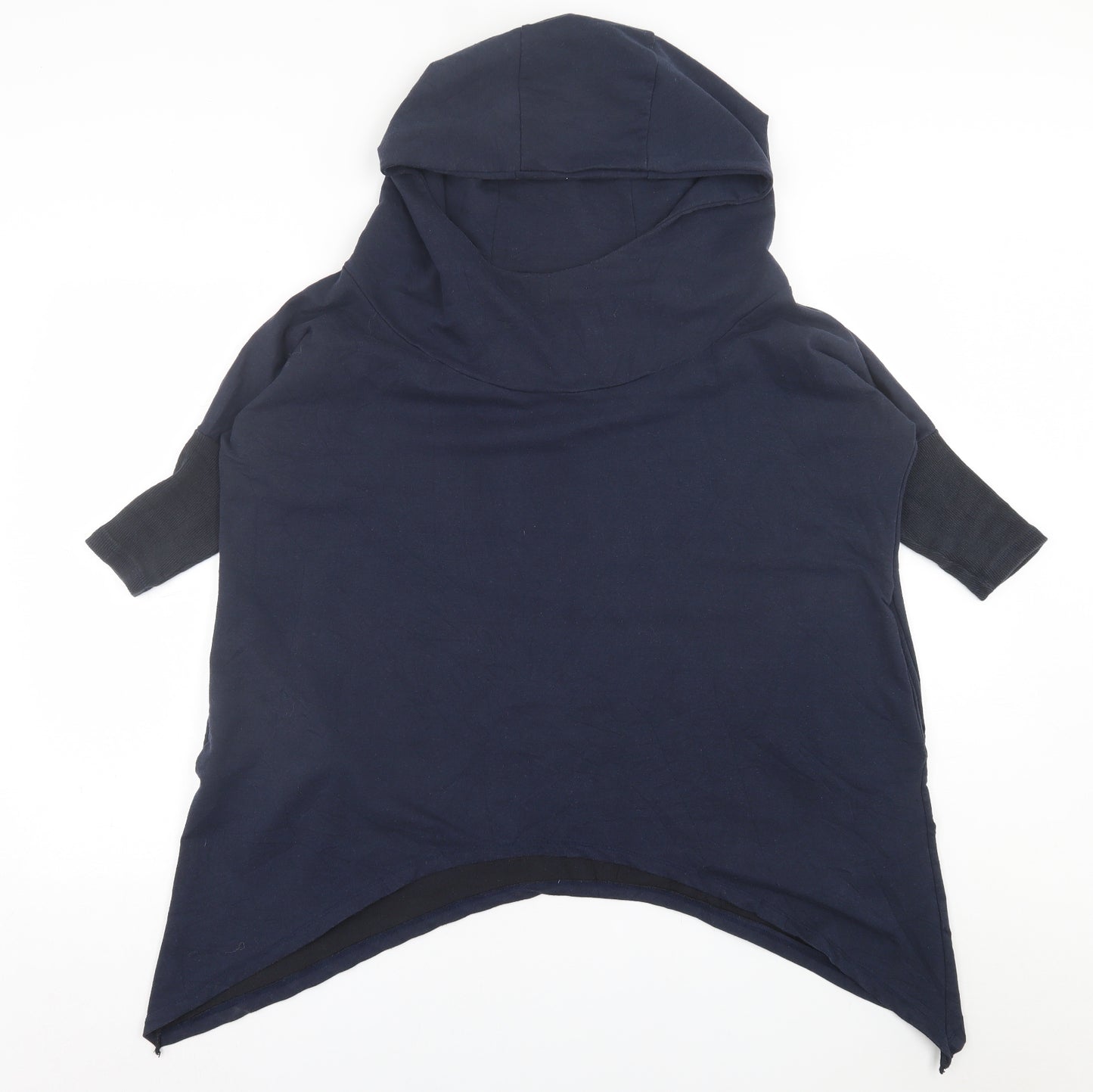 myzem Womens Blue  Polyester Pullover Hoodie Size M  Pullover