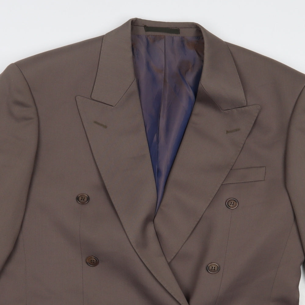 Remus Uomo Mens Brown   Jacket Blazer Size 36  Button