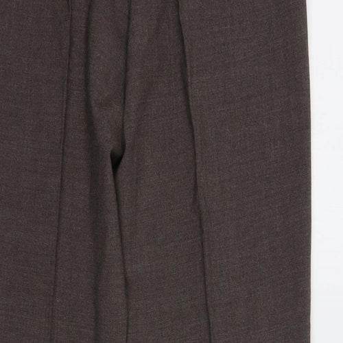 Gerry Weber Womens Brown  Polyester Dress Pants Trousers Size 14 L34 in Regular Button
