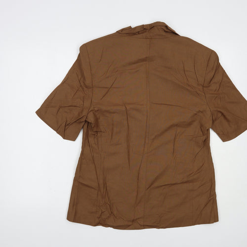 Steilmann Womens Brown   Jacket Blazer Size 14  Button