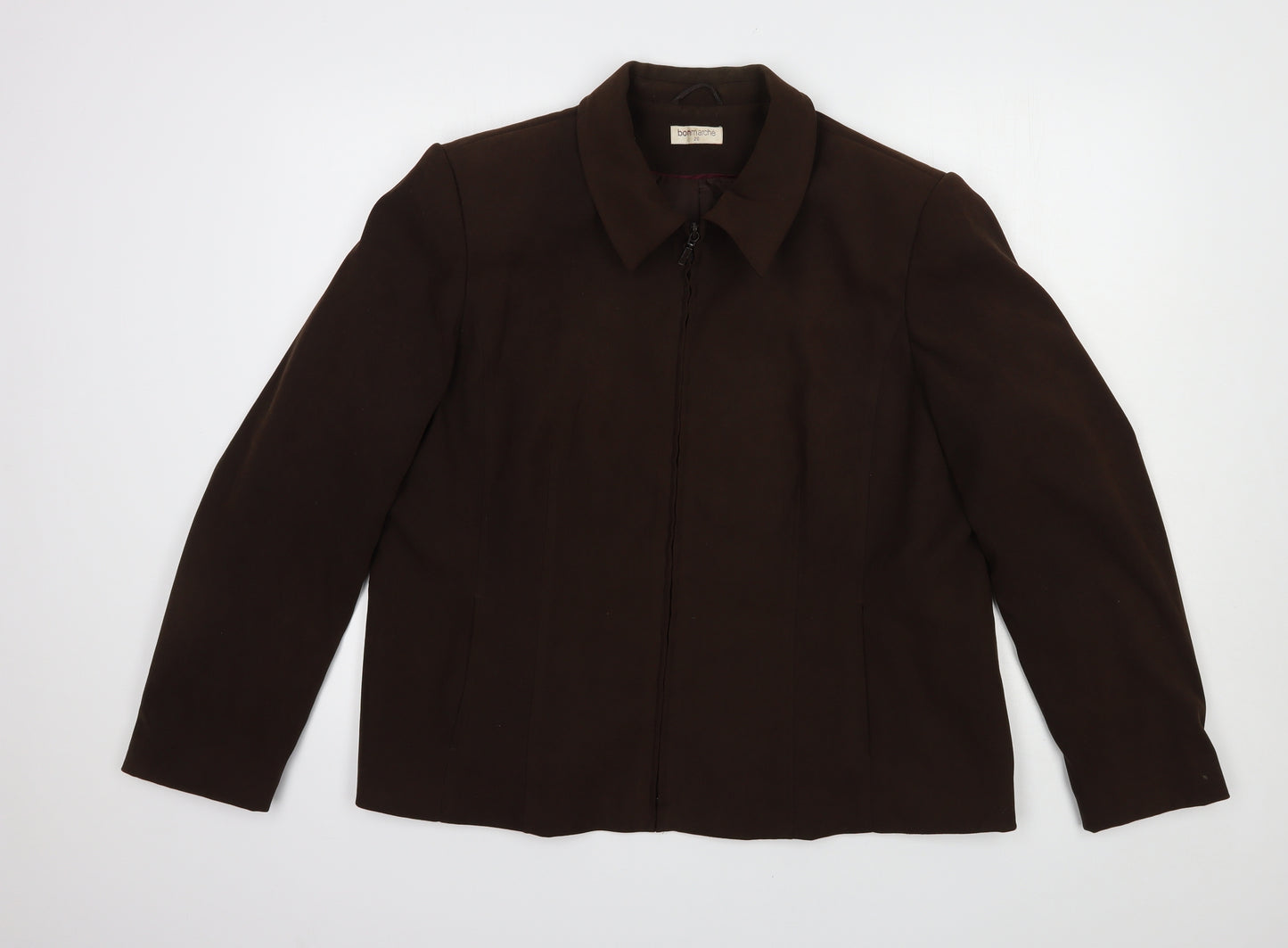 Bonmarché Womens Brown   Jacket  Size 20  Zip