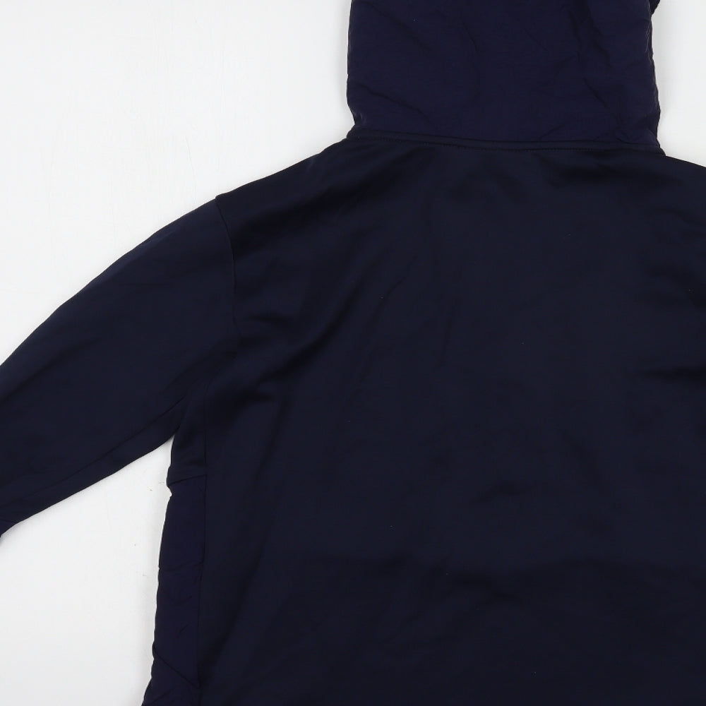 Nike Boys Blue  Cotton Pullover Hoodie Size 13-14 Years  Zip