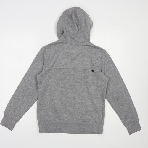 Hurley Womens Grey  Cotton Pullover Hoodie Size M  Pullover