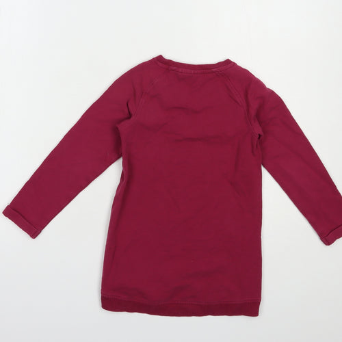 name it Girls Purple  Cotton Pullover Sweatshirt Size 4 Years  Pullover - Hedgehog