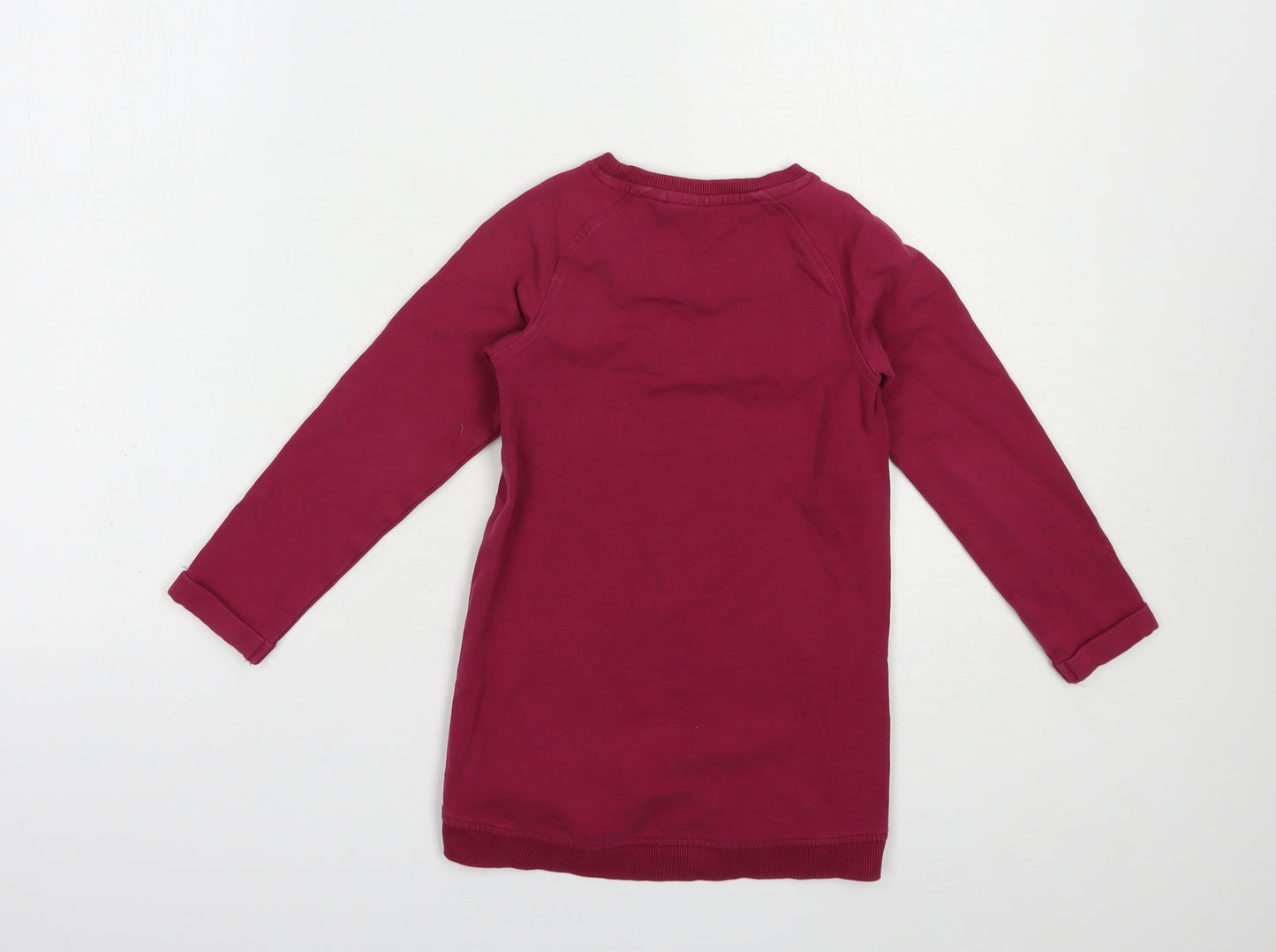 name it Girls Purple  Cotton Pullover Sweatshirt Size 4 Years  Pullover - Hedgehog