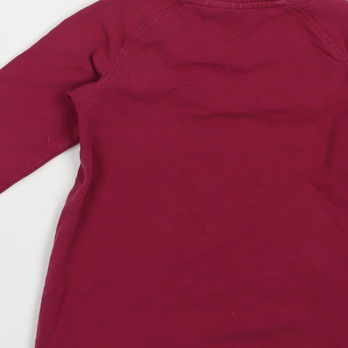 name it Girls Purple  Cotton Pullover Sweatshirt Size 4 Years  Pullover - Hedgehog