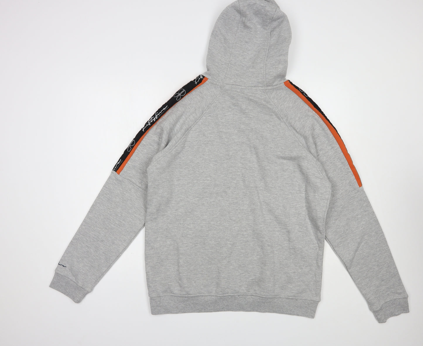 Crosshatch Mens Grey  Cotton Pullover Hoodie Size XL