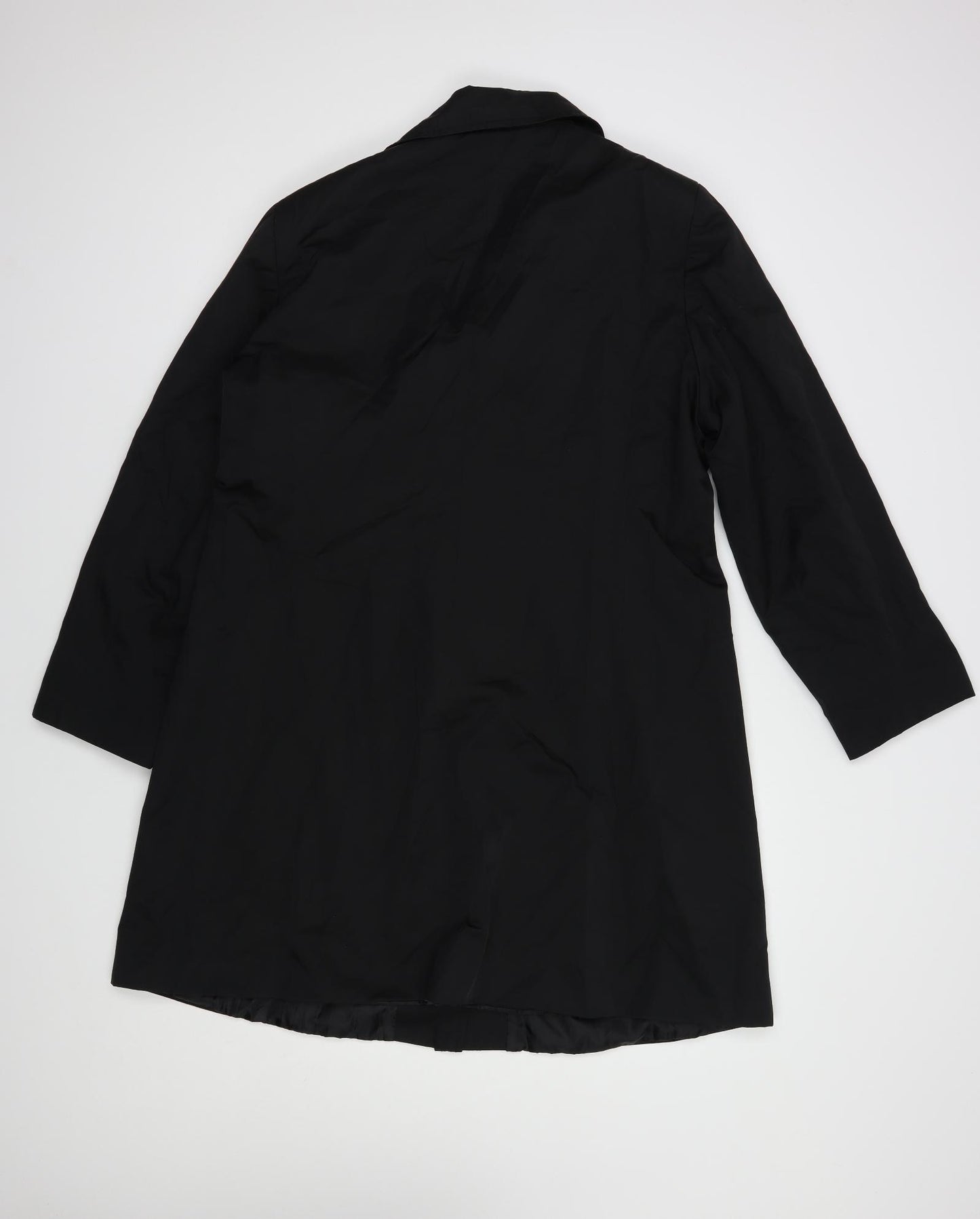 Simply Be Womens Black   Pea Coat Coat Size 22  Button