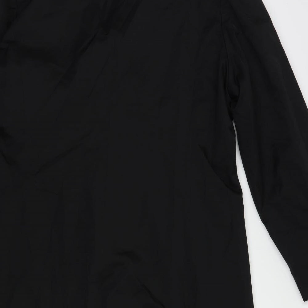 Simply Be Womens Black   Pea Coat Coat Size 22  Button