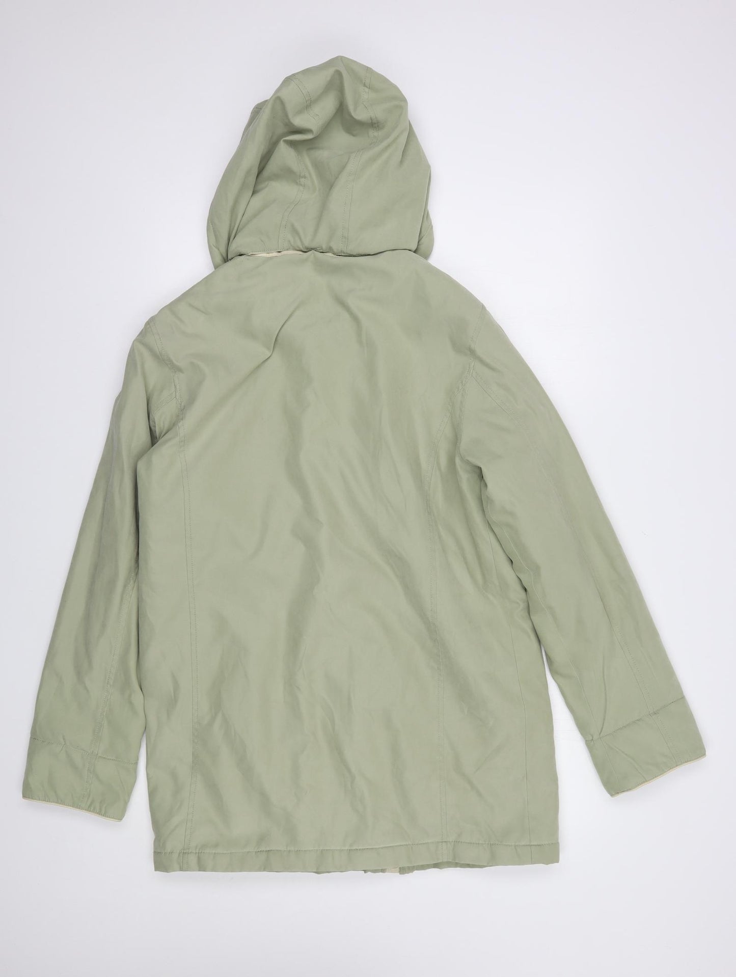 BHS Womens Green   Parka Jacket Size 10  Zip