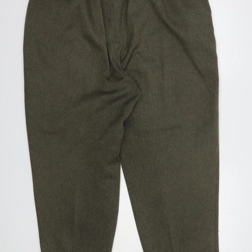 Bonmarché Womens Green  Polyester Dress Pants Trousers Size 20 L27 in Regular