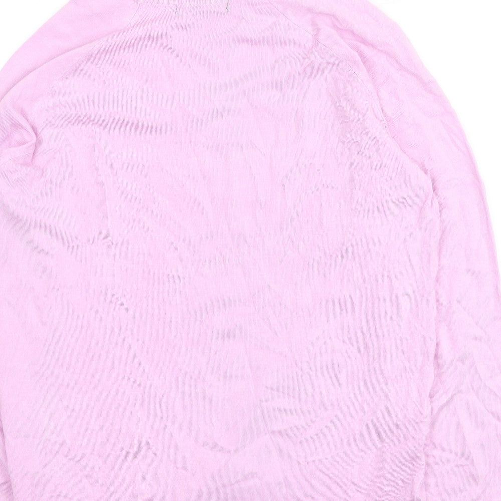 Dunnes Stores Womens Purple  Viscose Pullover Sweatshirt Size L  Pullover